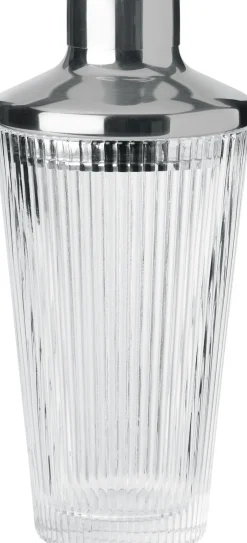 Bar & Vin<Stelton Pilastro cocktail shaker clear