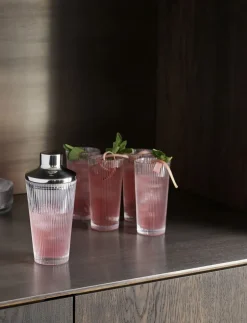 Bar & Vin<Stelton Pilastro cocktail shaker clear