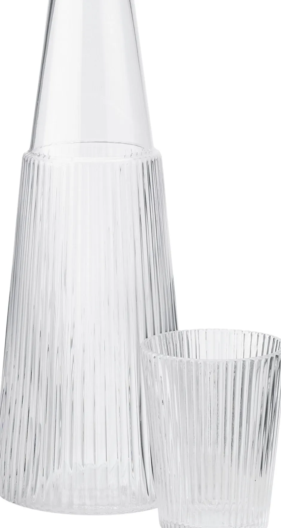 Glas|Karafler & Kander<Stelton Pilastro karaffel med glas 1 l, clear