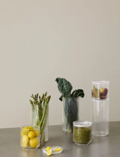 Opbevaring<Stelton Pilastro opbevaringskrukke 1.3 l. clear