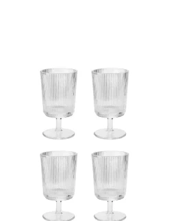 Glas<Stelton Pilastro vinglas 0.18 l. 4 Stk clear
