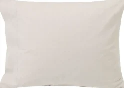 Sengetøj & Lagner<Lexington Pin Point Cotton Pillowcase Beige