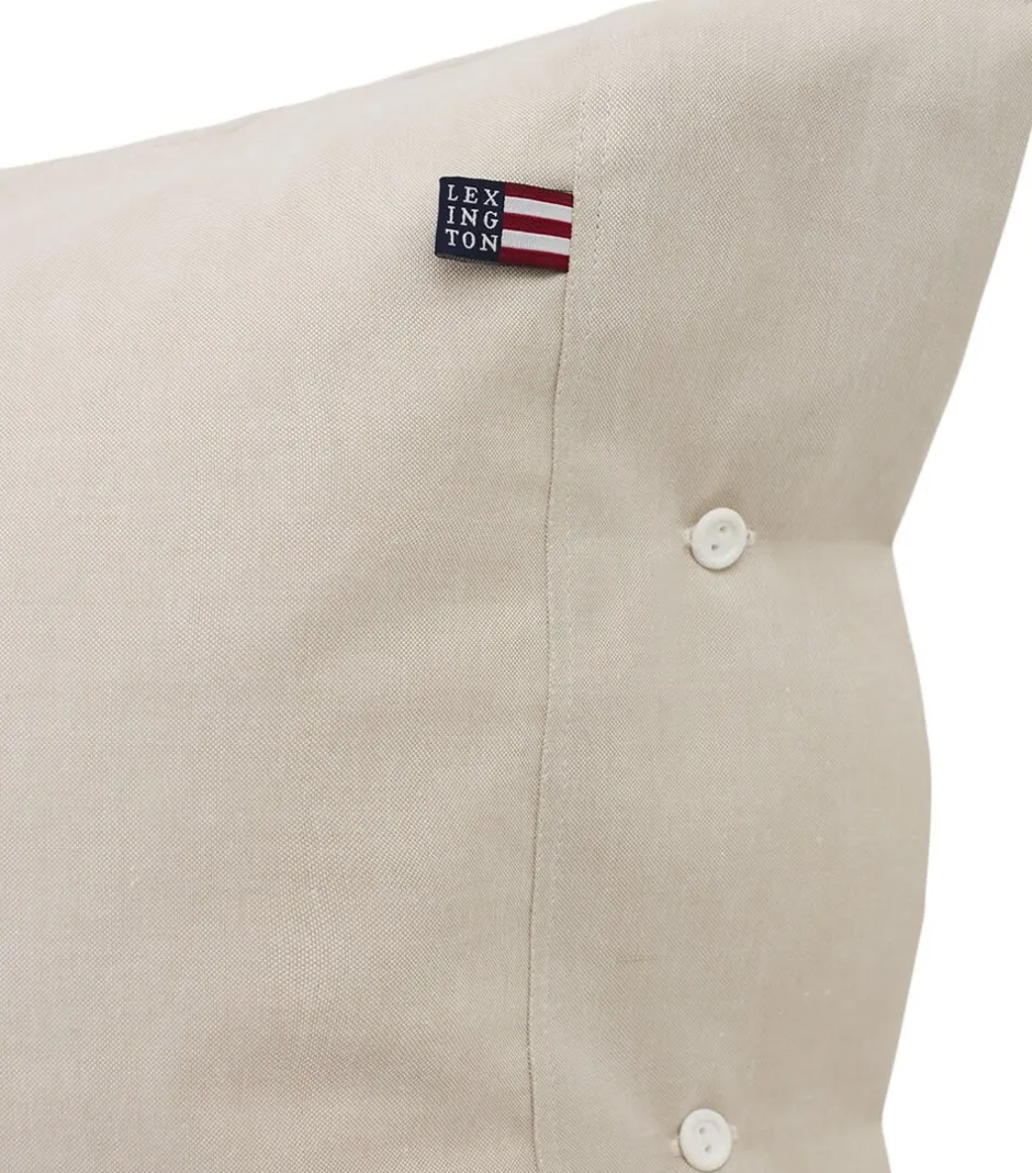 Sengetøj & Lagner<Lexington Pin Point Cotton Pillowcase Beige