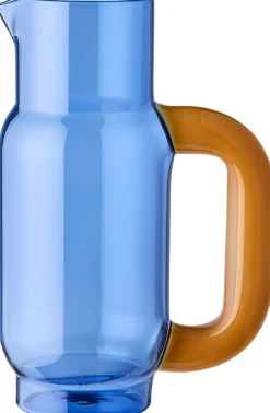 Karafler & Kander<Studio About PITCHER, BLUE/MILKY AMBER