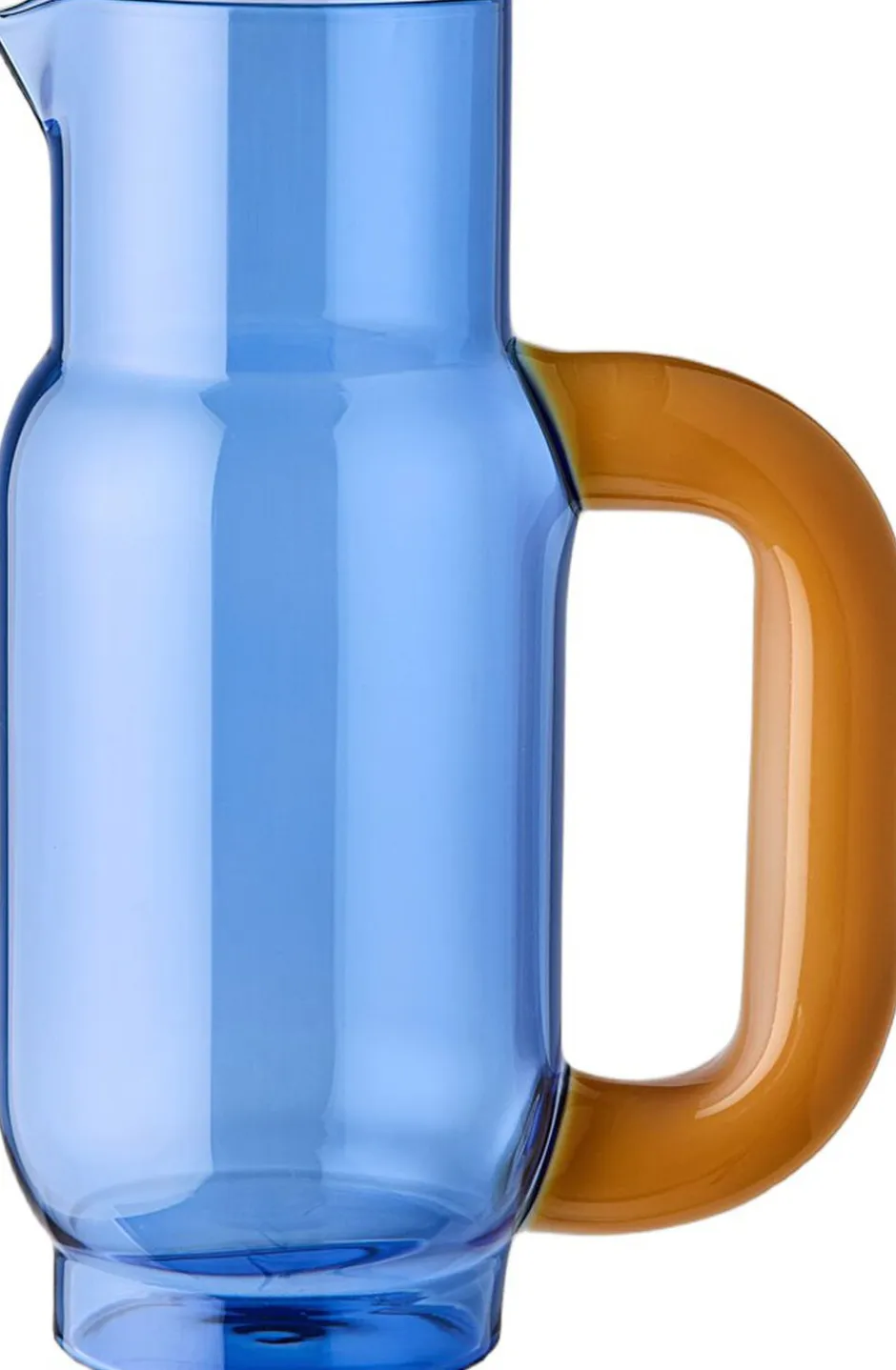 Karafler & Kander<Studio About PITCHER, BLUE/MILKY AMBER