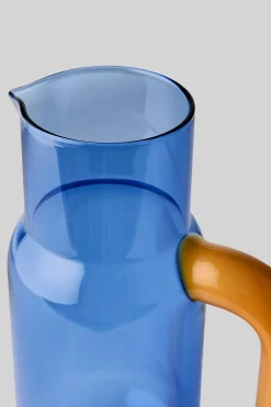 Karafler & Kander<Studio About PITCHER, BLUE/MILKY AMBER