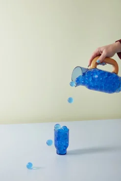 Karafler & Kander<Studio About PITCHER, BLUE/MILKY AMBER