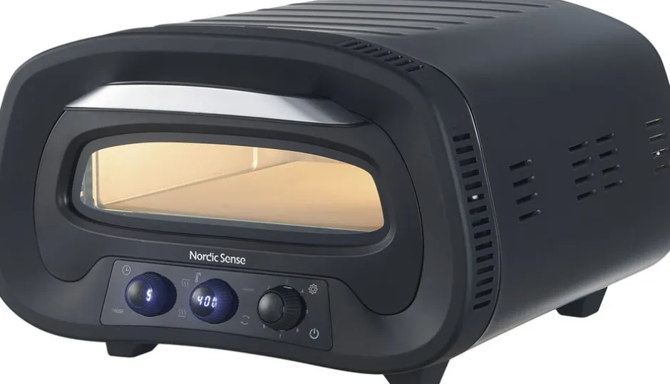 Køkkenmaskiner<Nordic Sence Pizzaovn elektrisk 1700 watt Sort