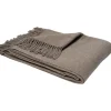 Plaider<Magasin du Nord Collection Plaid taupe 140x200cm