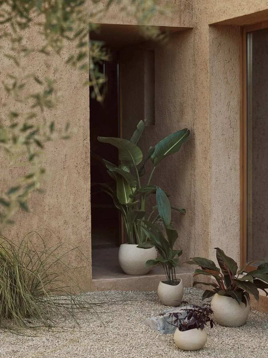 Vaser & Urtepotteskjulere<Audo Copenhagen Plantas Planter, H 26, Ivory