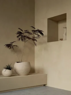 Vaser & Urtepotteskjulere<Audo Copenhagen Plantas Planter, H 24, Ivory