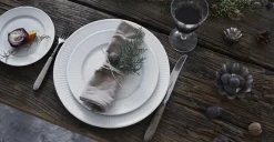 Tallerkener<Pillivuyt Plissé tallerken 26 cm.