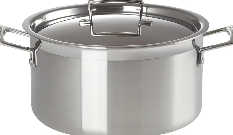 Gryder & Pander<Le Creuset 3-PLY Gryde m/låg 6,0L