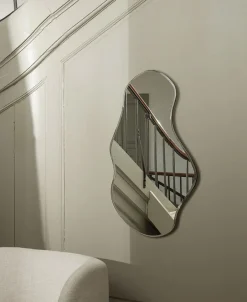 Spejle<Ferm Living Pond Mirror - Large - Dark Chrome