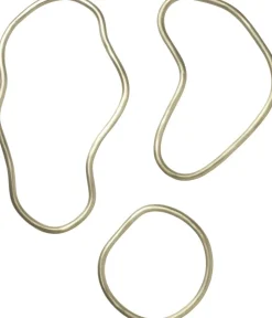 Tilbehør Til Bordet|Køkkenartikler<Ferm Living Pond Trivets - Set of 3 - Brass