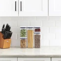Opbevaring<OXO POP Container rektangulær, 2,6L