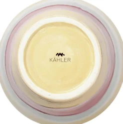 Vaser & Urtepotteskjulere<Kähler Poppery Vase med æble H32 cm pink/mint/gul