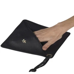 Tekstiler Til Køkkenet<DutchDeluxes Pot Holder, Classic Black Leather, with smart insert