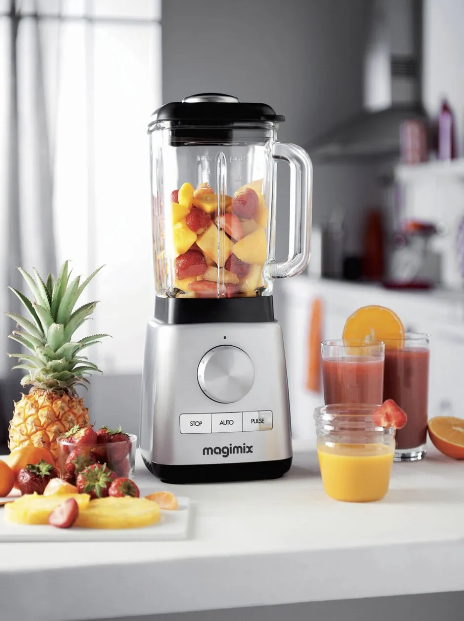 Køkkenmaskiner<Magimix Power blender mat stål 1,8 liter