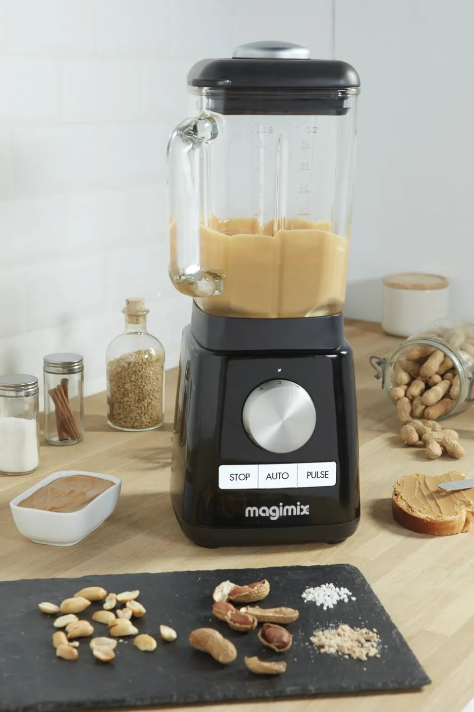 Køkkenmaskiner<Magimix Power blender sort 1,8 liter