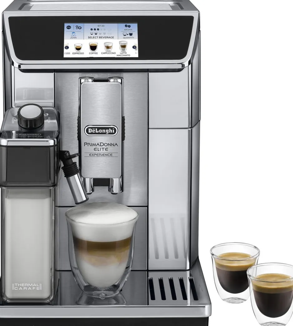 Kaffe & Te<Delonghi Primas Donna Elite ECAM650.85. MS