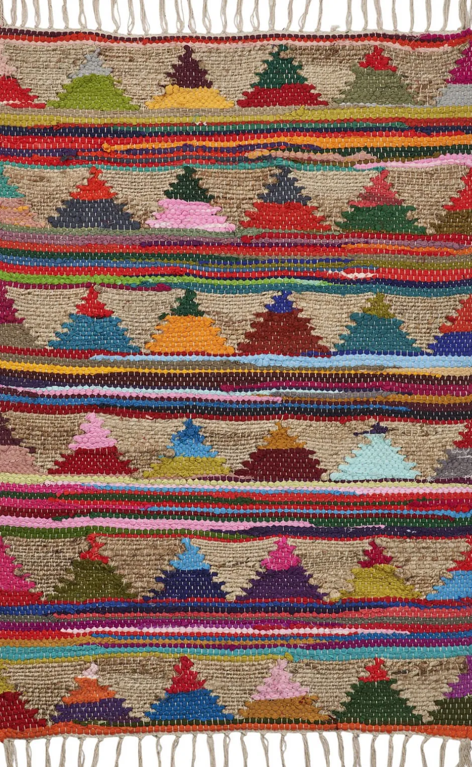 Gulvtæpper<Bongusta Pyramid Chindi Rug Multi
