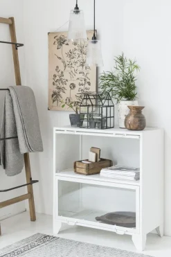 Plaider<Ib Laursen Quilt mælkedrengestriber Hvid/mørkegrå striber