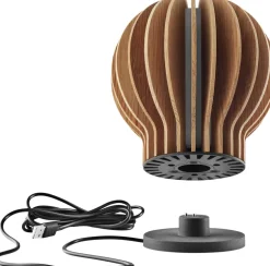 Bordlamper<Eva Solo Radiant rund LED lampe Oak