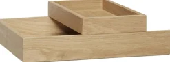 Kontorartikler<Hübsch Rail Desk Organiser Natural set of 2