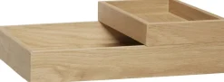 Kontorartikler<Hübsch Rail Desk Organiser Natural set of 2