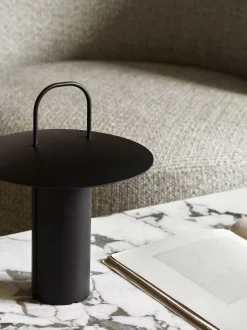 Trådløse Lamper<Audo Copenhagen Ray Table Lamp Portable Black