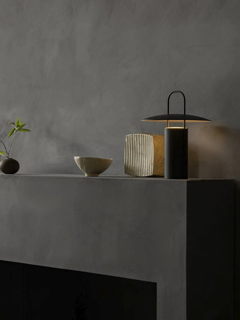 Trådløse Lamper<Audo Copenhagen Ray Table Lamp Portable Black