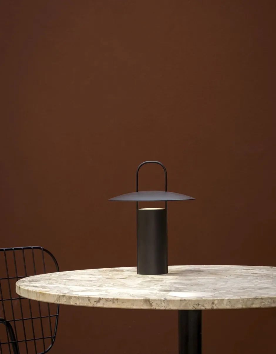 Trådløse Lamper<Audo Copenhagen Ray Table Lamp Portable Black