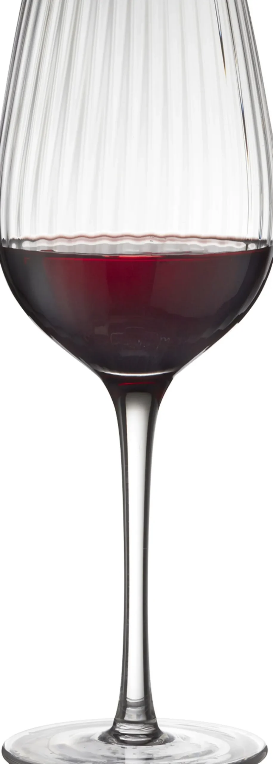 Glas<Lyngby Glas Rødvinsglas Palermo Gold 40 cl 4 stk.