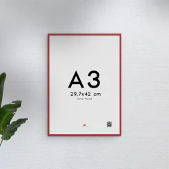 Plakater & Rammer<Poster & Frame Wood Red