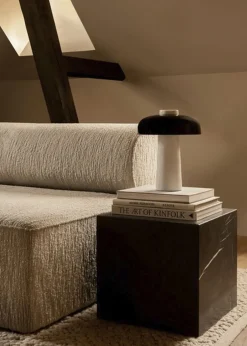 Trådløse Lamper<Audo Copenhagen Reverse Table Lamp, Carrara, Black ( CE-ETL-UK)