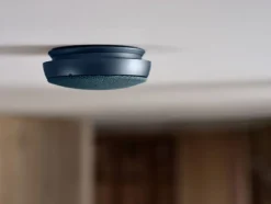 Elektronik<Jacob Jensen Røgalarm optisk 10 cm Blå