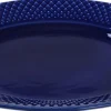 Tallerkener<Lyngby Porcelæn Rhombe Color Frokosttallerken Ø23 cm mørk blå