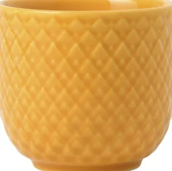 Tilbehør Til Bordet<Lyngby Porcelæn Rhombe Color Æggebærger Ø5 cm gul