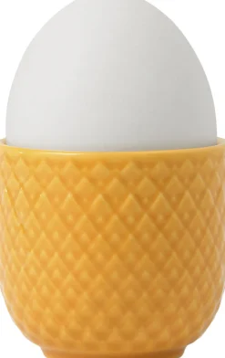Tilbehør Til Bordet<Lyngby Porcelæn Rhombe Color Æggebærger Ø5 cm gul
