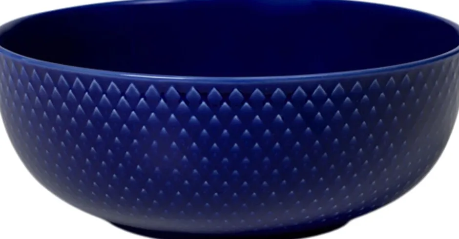 Skåle & Fade<Lyngby Porcelæn Rhombe Color Skål Ø15. 5 cm mørk blå
