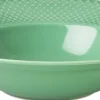 Tallerkener<Lyngby Porcelæn Rhombe Dyb tallerken Ø24,5 cm grøn porcelæn