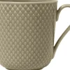 Kopper & Krus<Lyngby Porcelæn Rhombe Earth Krus med hank 39 cl clay
