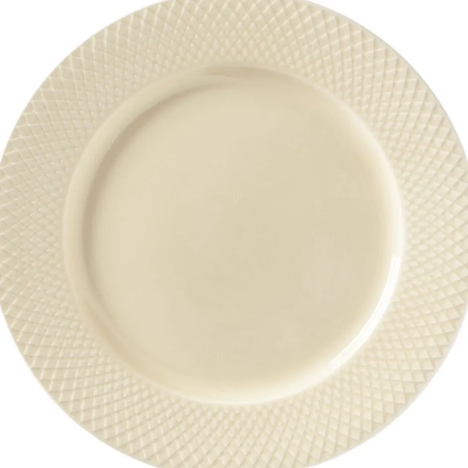 Tallerkener<Lyngby Porcelæn Rhombe Earth Middagstallerken Ø27 cm marble
