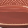 Tallerkener<Lyngby Porcelæn Rhombe Frokosttallerken Ø23 cm terracotta porcelæn