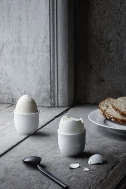 Tilbehør Til Bordet<Lyngby Porcelæn Rhombe Æggebæger H4,5 hvid porcelæn 2 stk.