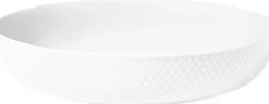 Skåle & Fade<Lyngby Porcelæn Rhombe Serveringsskål Ø28 cm hvid