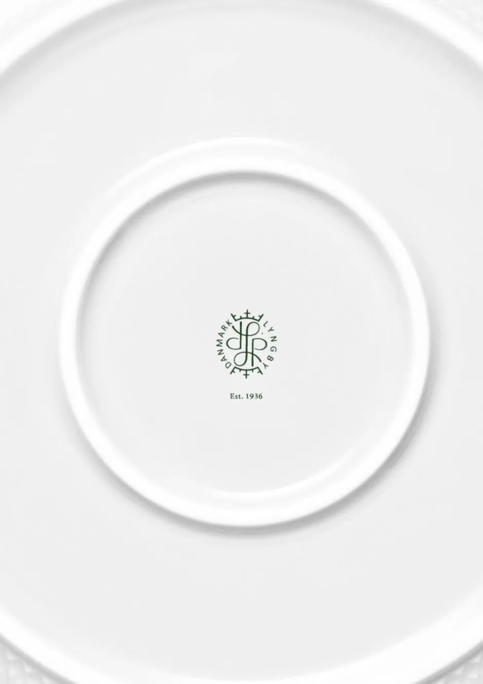 Skåle & Fade<Lyngby Porcelæn Rhombe Serveringsskål Ø28 cm hvid