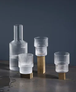 Karafler & Kander<Ferm Living Ripple Carafe - Clear