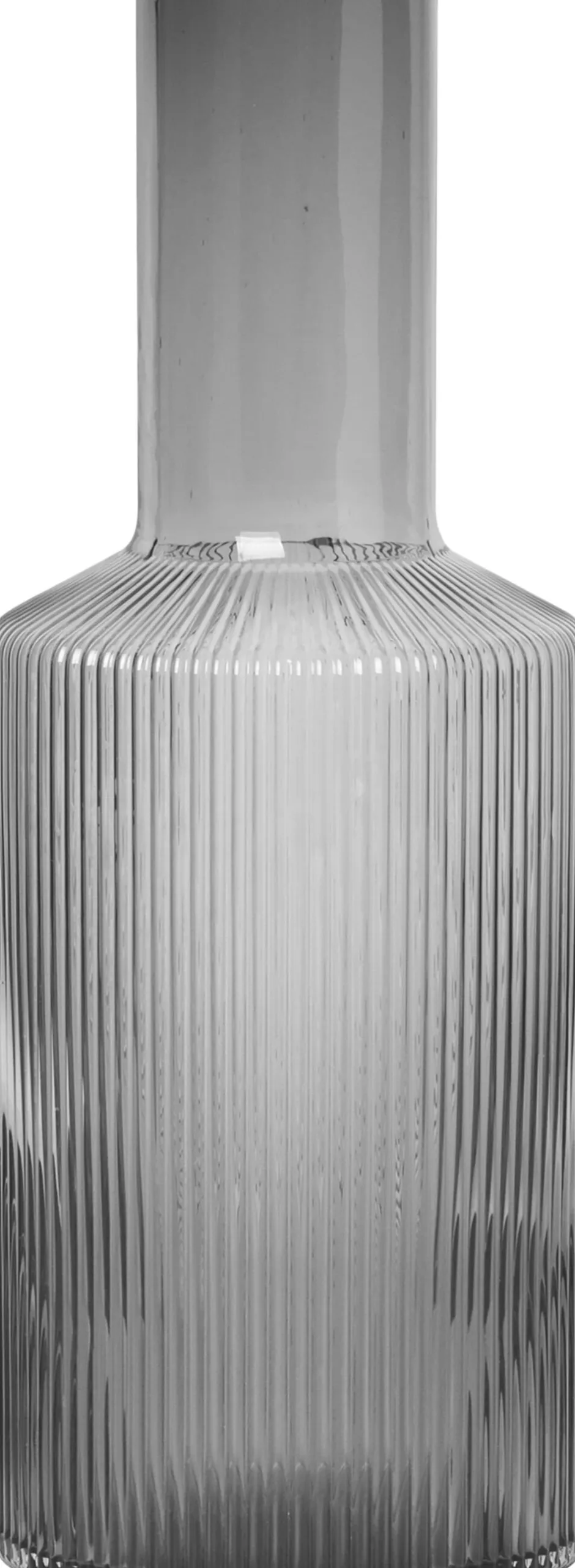 Karafler & Kander<Ferm Living Ripple Carafe - Smoked Grey